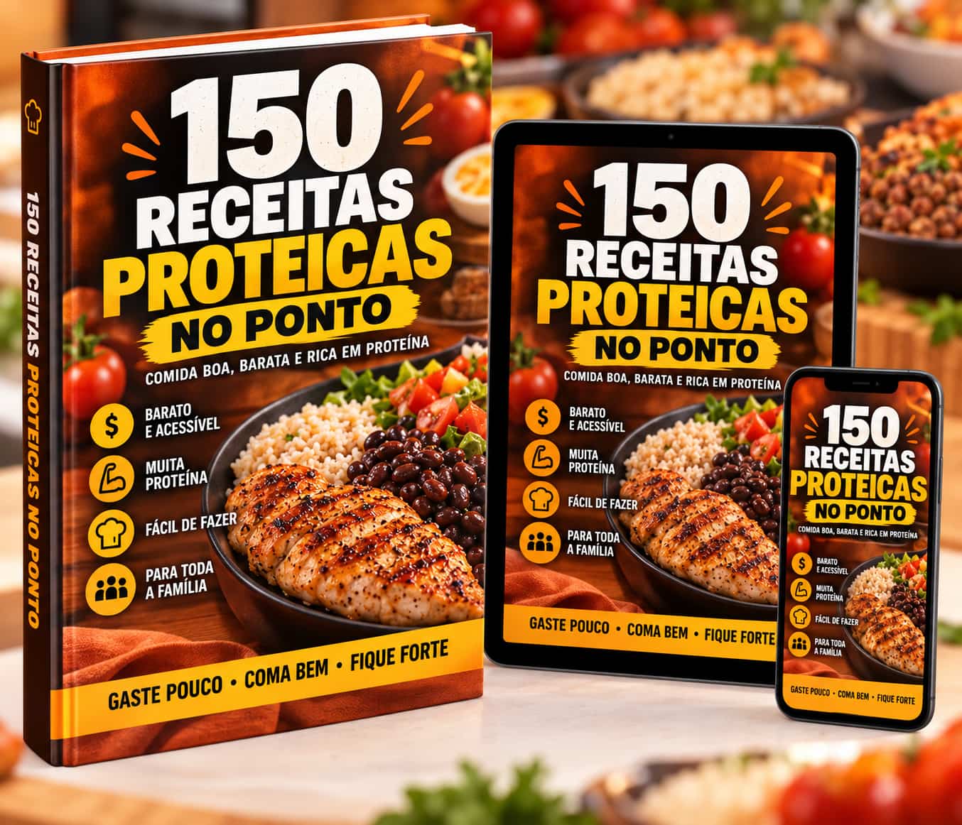 150 Receitas Proteicas no Ponto
